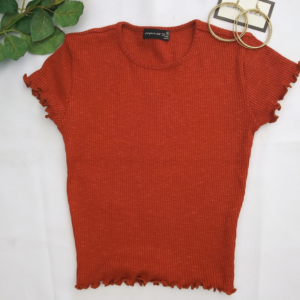 Rust Crop Top